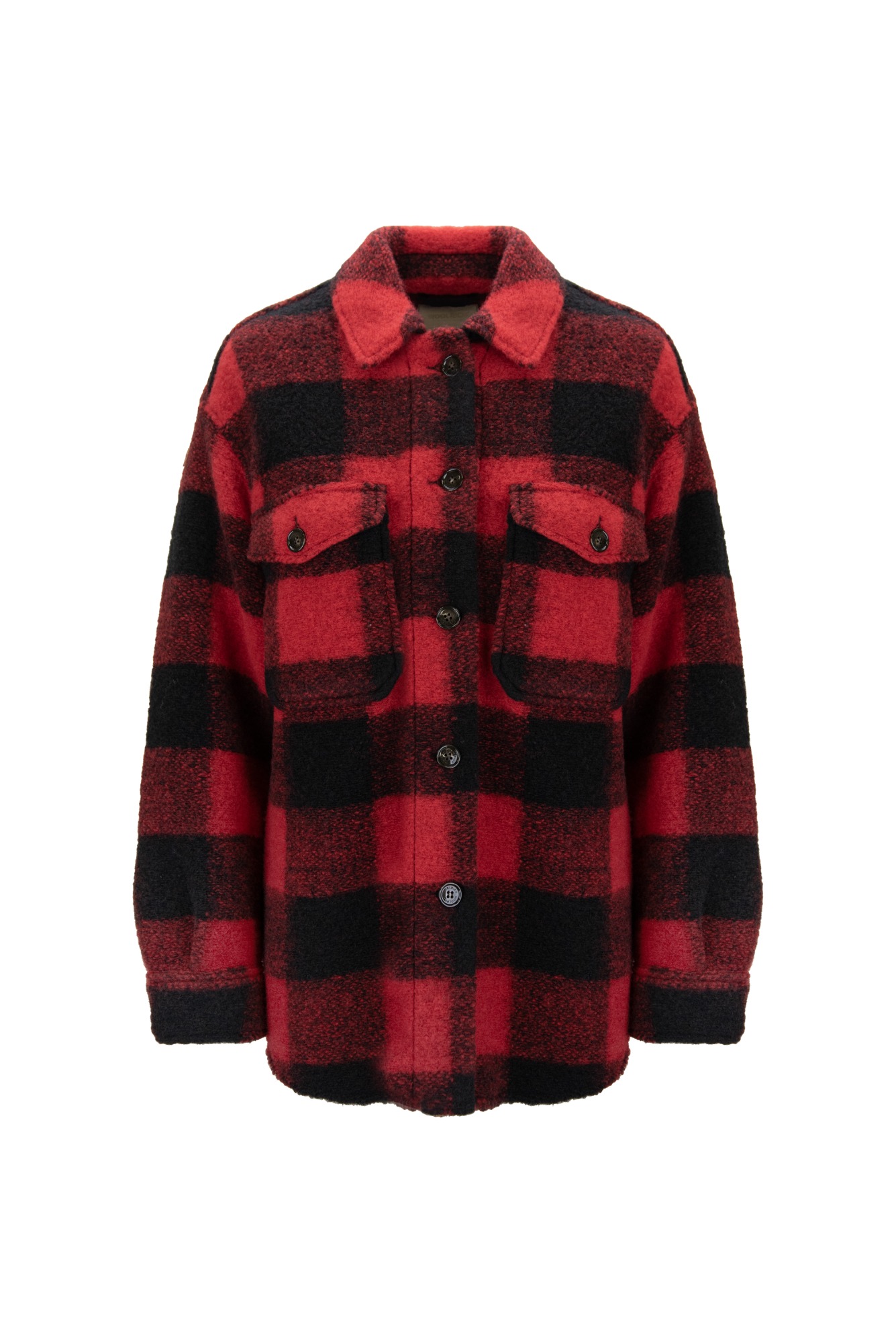 Giacca Donna Woolrich gentry cfwwos0119frut3155 jacket Rosso, Nero