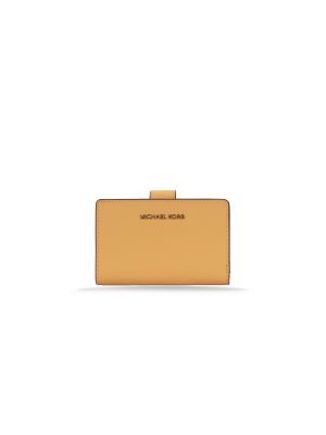 MICHAEL KORS Jet Set Travel 35T6GTVF8L Orange Wallet