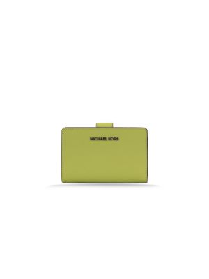 MICHAEL KORS Jet Set Travel 35R4STVF6L Lime Wallet
