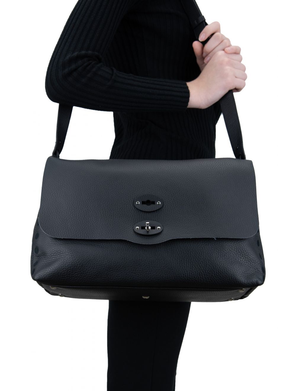 ZANELLATO Postina Pura 2.0 Luxethic M Z0001 Shoulder Bag