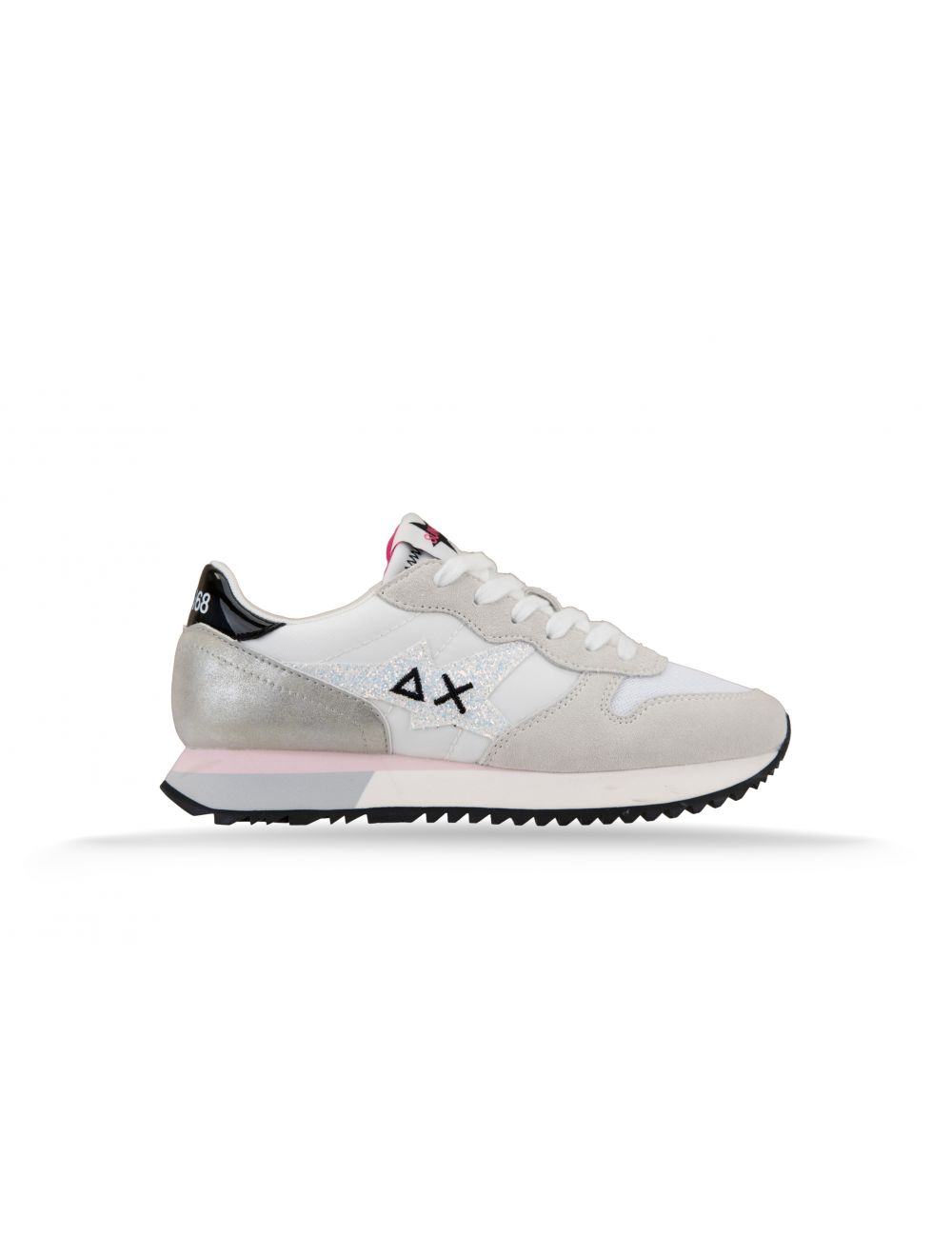SUN68 Stargirl Glitter Logo 01 Sneakers