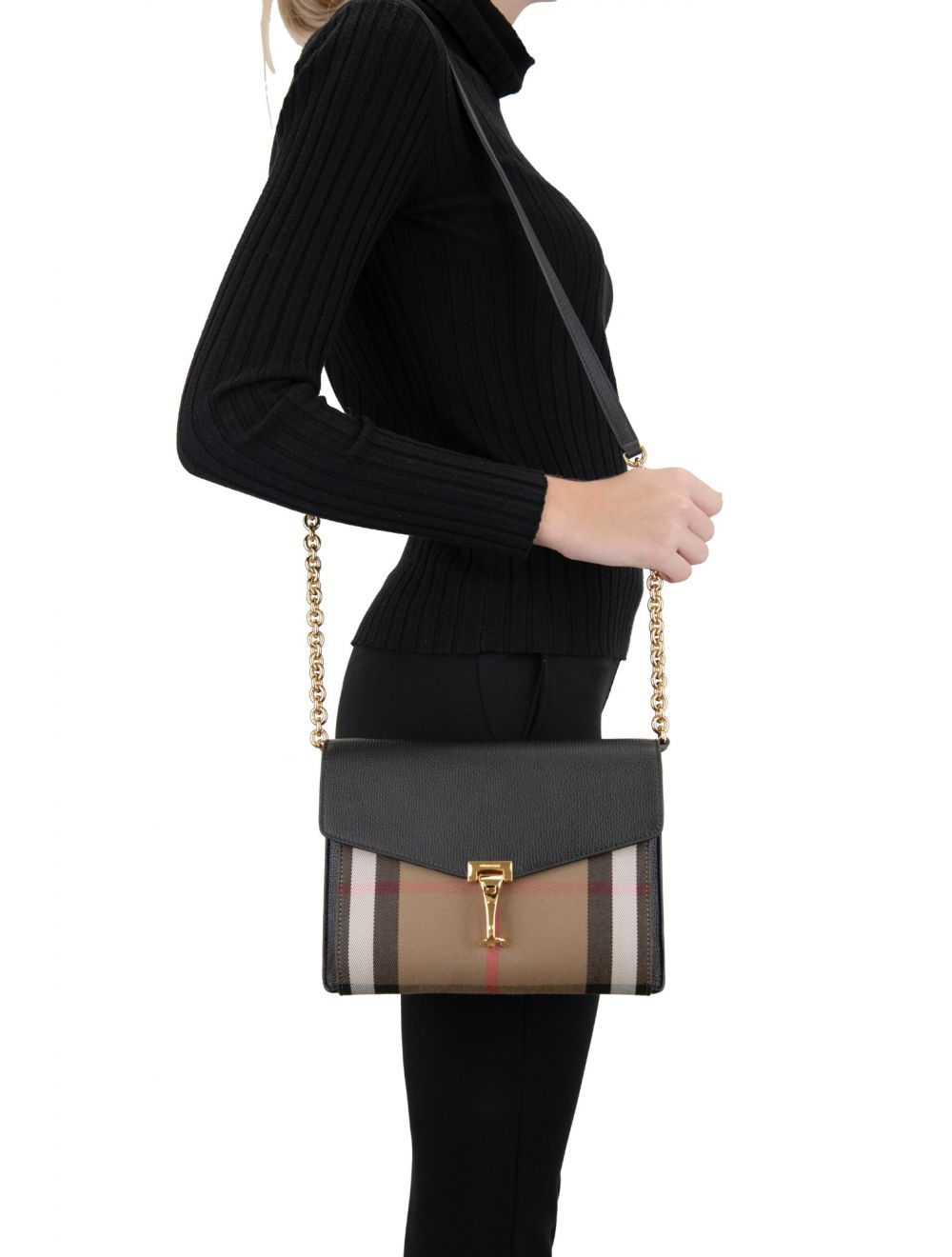 BURBERRY Maken 8080321 Black Shoulder Bag