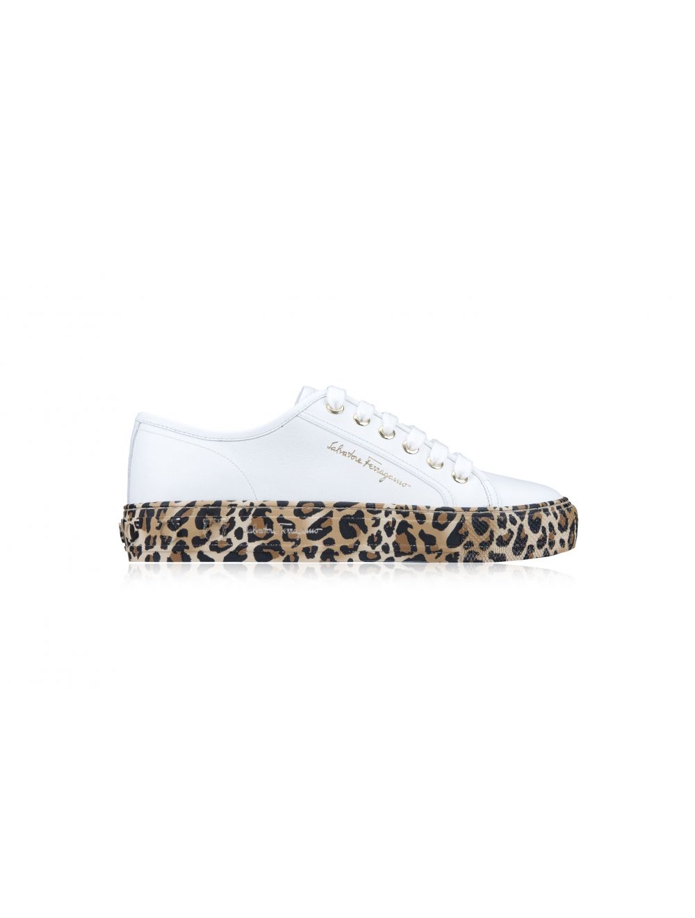 Ferragamo♪SALE♪0773233 SALVATORE FERRAGAMO Borg Cubic Sneakers