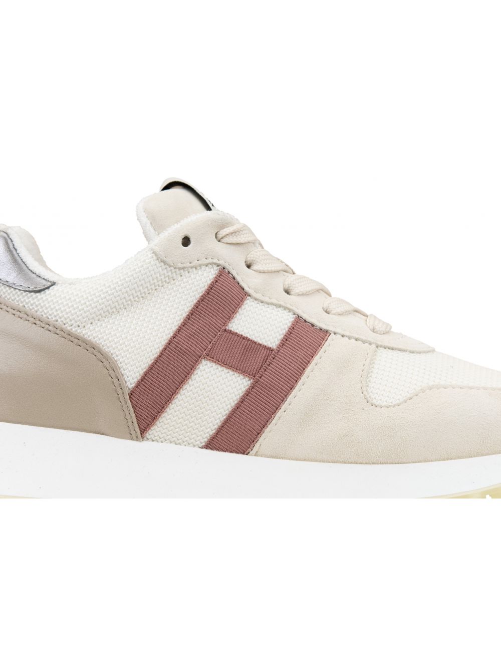 スニーカー HOGAN H630 - Leather lace-up trainers (HXM6300EU50ODZ 834G) Sneakers Hogan H630 WHITE, GREY for Man HXM6300EU50ODZ5B001
