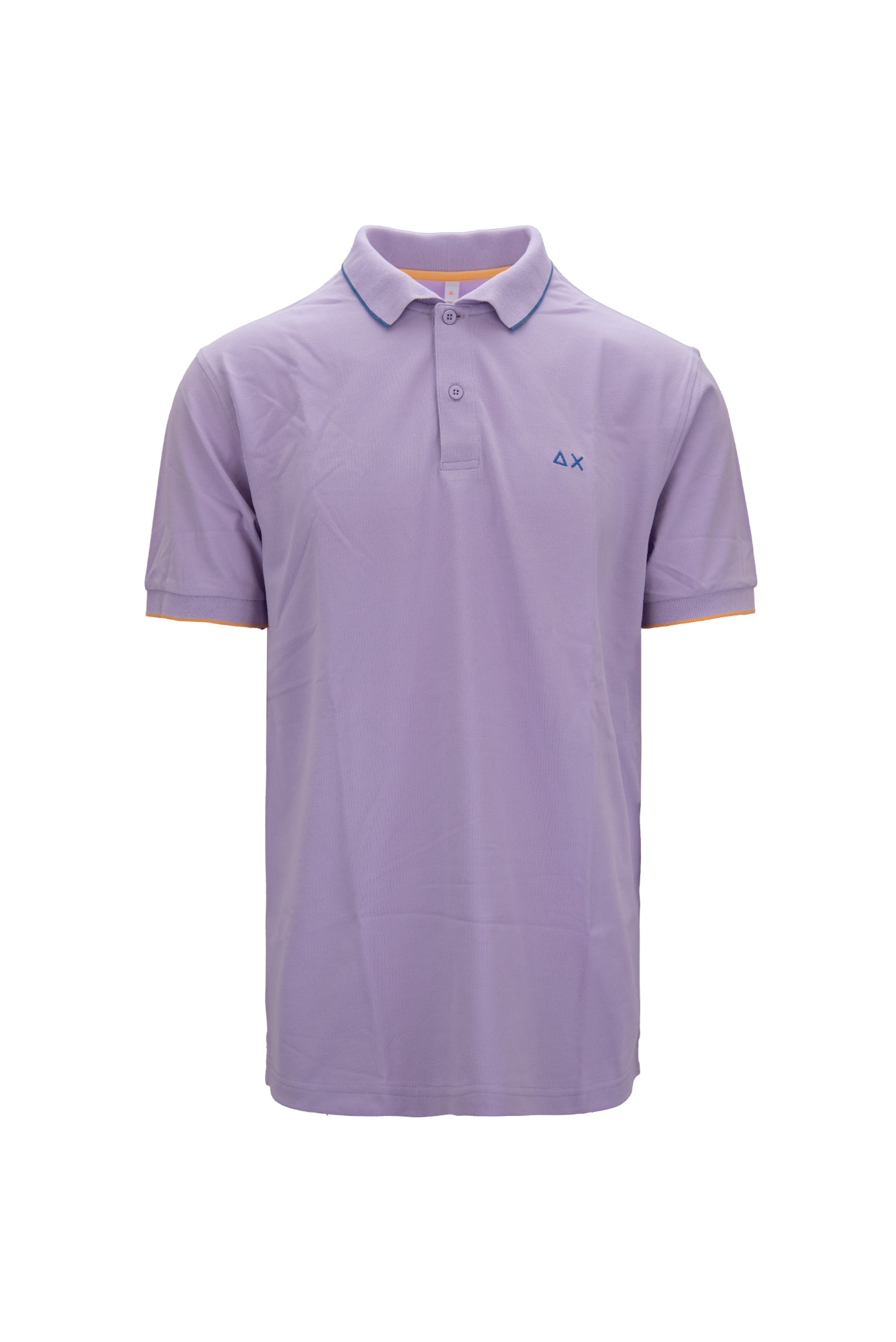 Polo Uomo Sun68 a34113 lilla polo Lilla